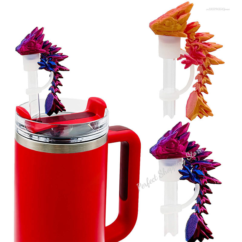 3D Printing Use - 3d Printed Mini Dragon Straw Cover