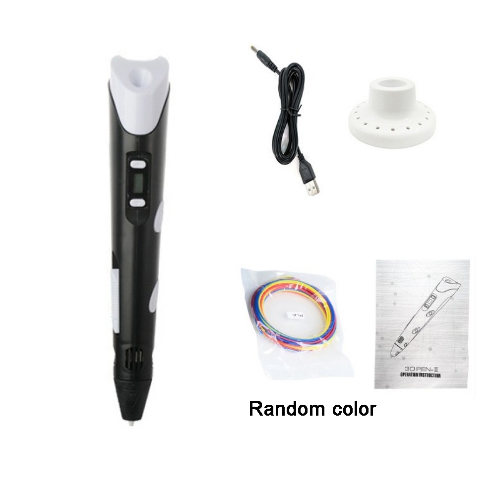 3D Printing Drawing - Portable USB 3D Printing Pen LED