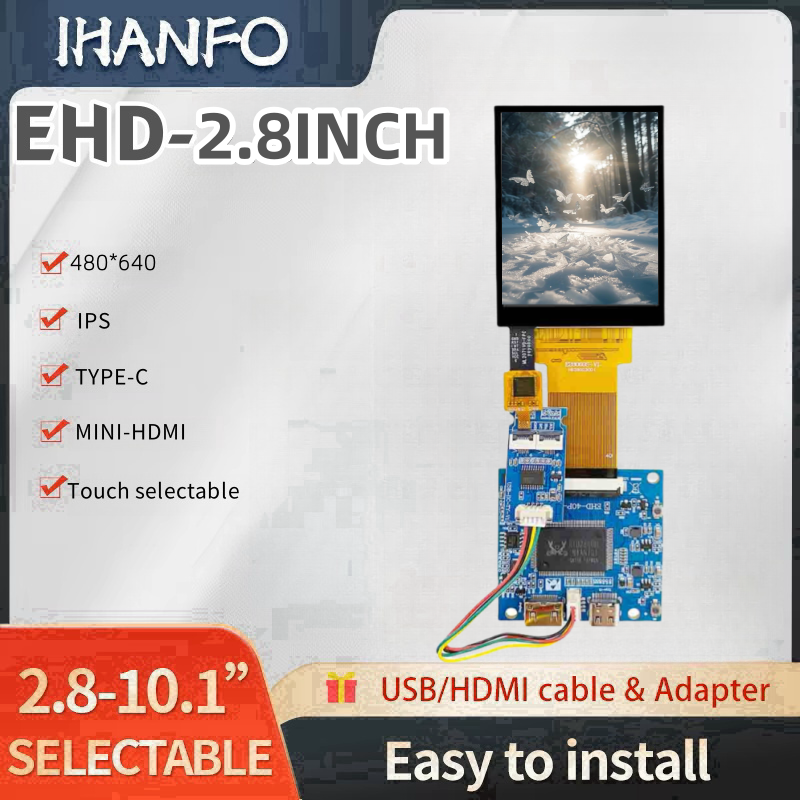 3D Printing Design Software - Fishing mini screen 2.8-inch LCD module