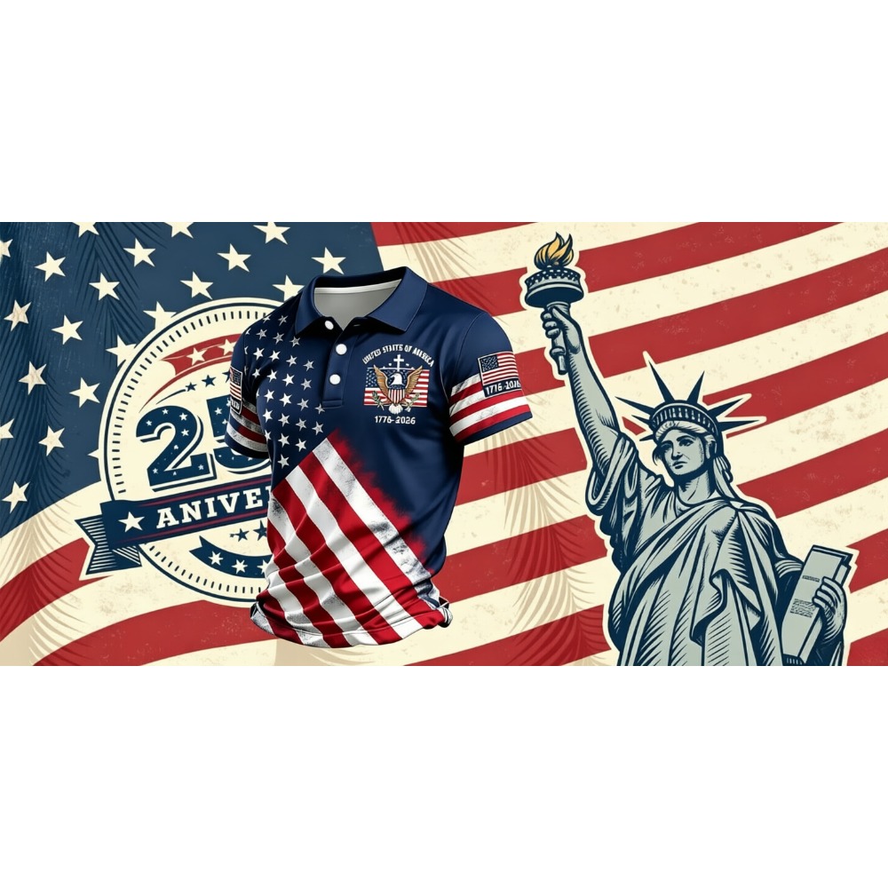 3D Printing Usa - 2026 America 250th Anniversary Casual Breathable