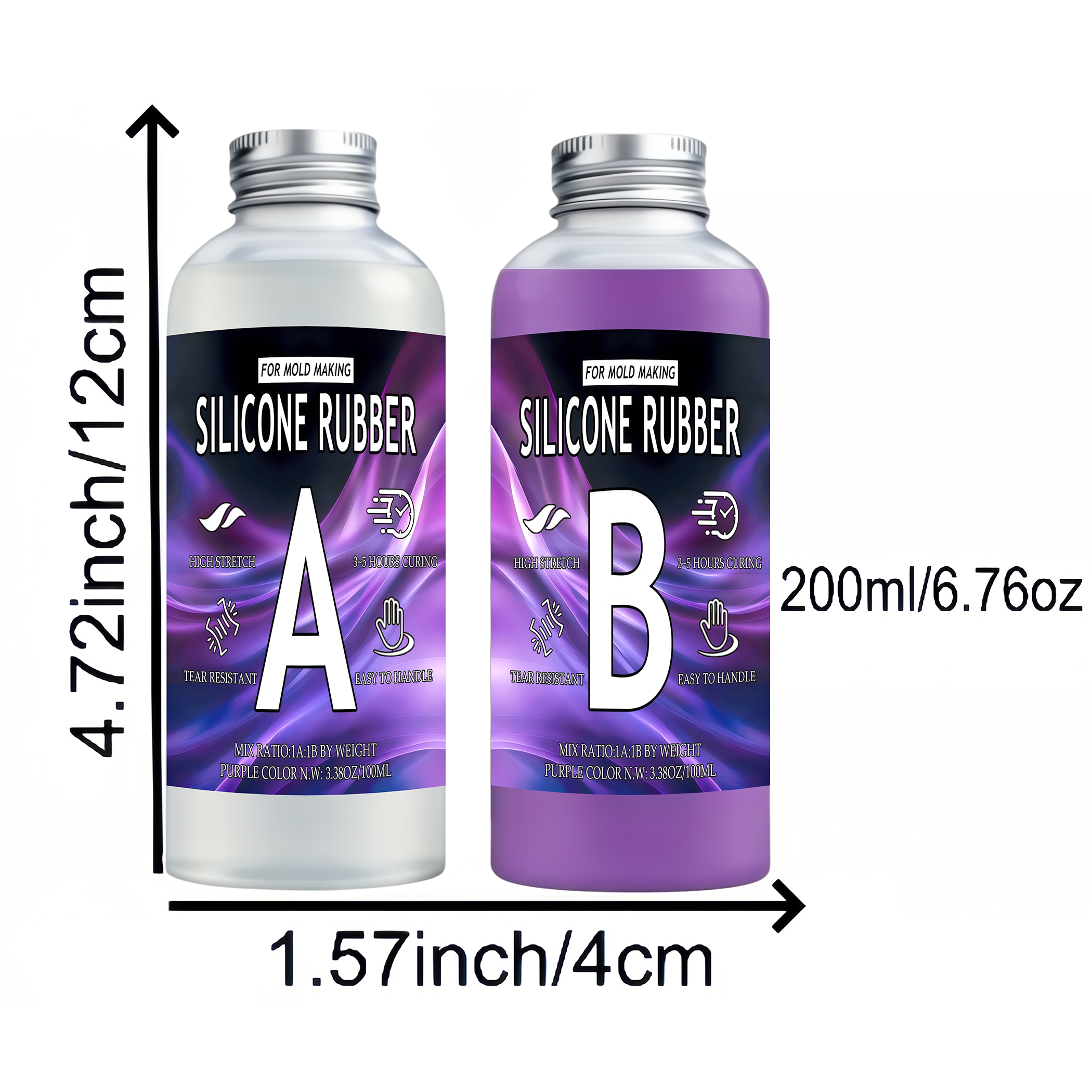 Platinum-cured liquid silicone - 3D Printing Liquid reseña y precio