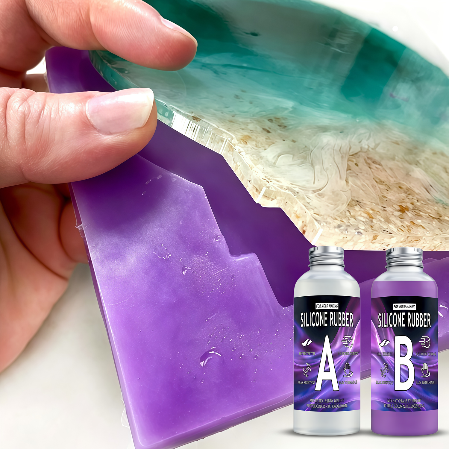 Platinum-cured liquid silicone - 3D Printing Liquid reseña y precio