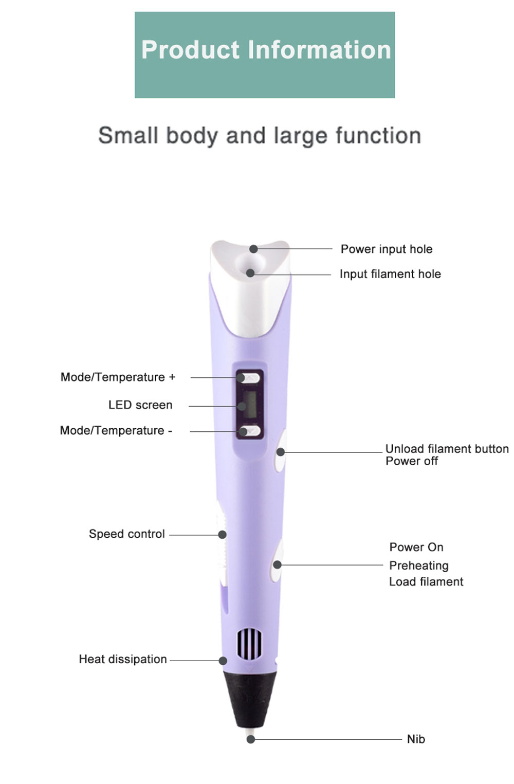 3D Pen 3d Printing Pen Childre - 3D Printing Pen For Kids reseña y precio