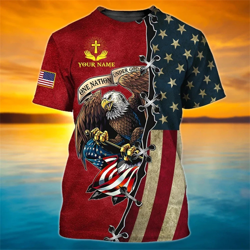 Men Tee Shirt Fashion T-shirt  - 3D Printing Usa reseña y precio