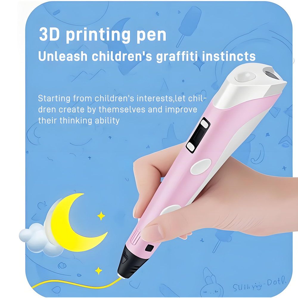 3D Pen With LCD Screen Compati - 3D Printing Use reseña y precio