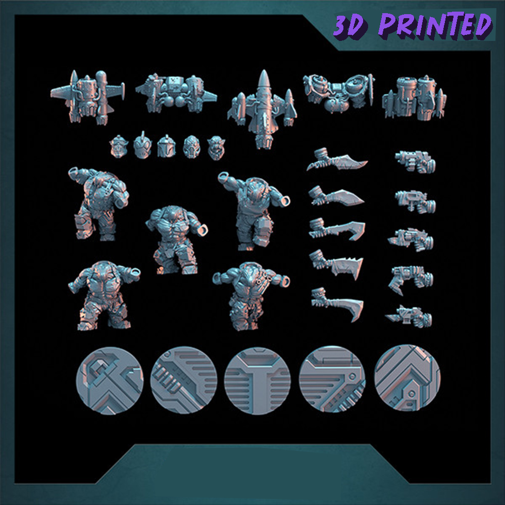 Rocket Orcs  Armour Miniature, - 3D Printing Liquid reseña y precio
