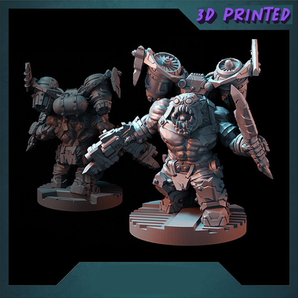 Rocket Orcs  Armour Miniature, - 3D Printing Liquid reseña y precio