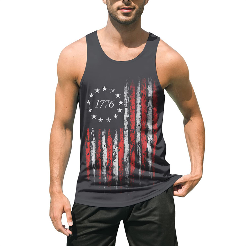 Retro 3D Print USA Flag Tank T - 3D Printing Usa reseña y precio