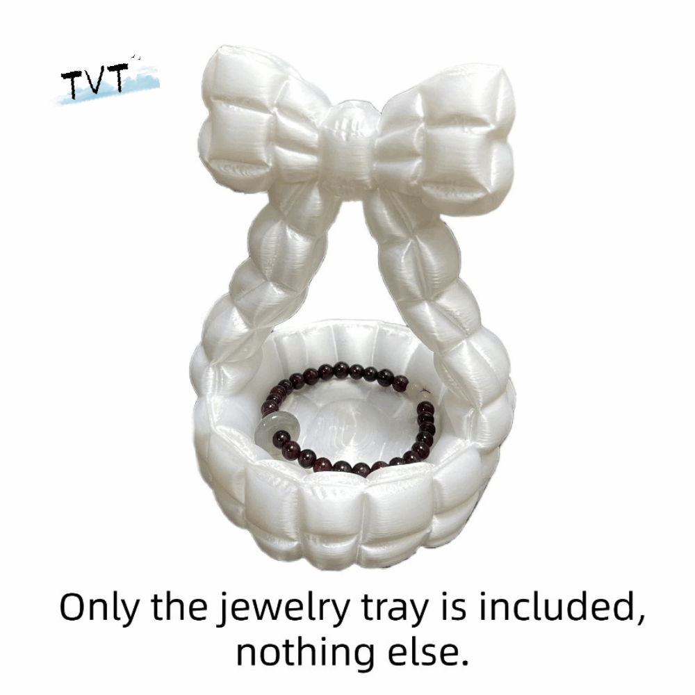 Elegant Bow 3D Printed Jewelry - 3D Printing Ring Holder reseña y precio