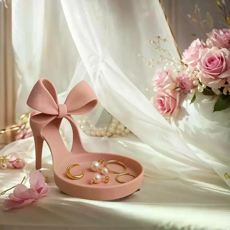 3D Printed High Heel Jewelry T - 3D Printing Ring Holder reseña y precio