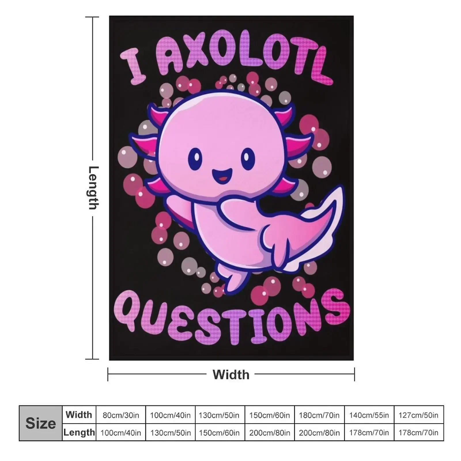 i axolotl questions Throw Blan - 3D Printing Questions reseña y precio