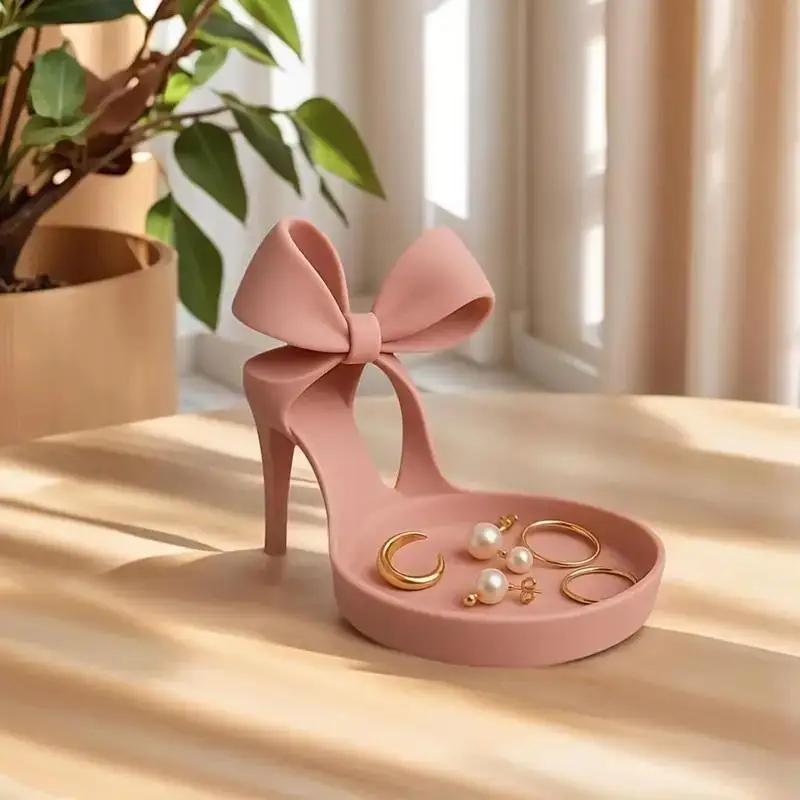3D Printed High Heel Jewelry H - 3D Printing Ring Holder reseña y precio