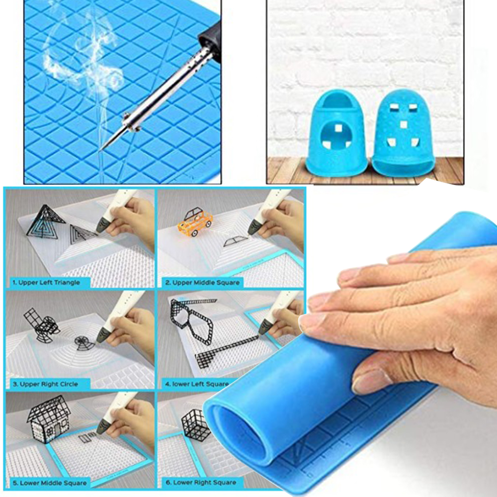 Silicone 3D printing pad for c - 3D Printing Pen For Kids reseña y precio
