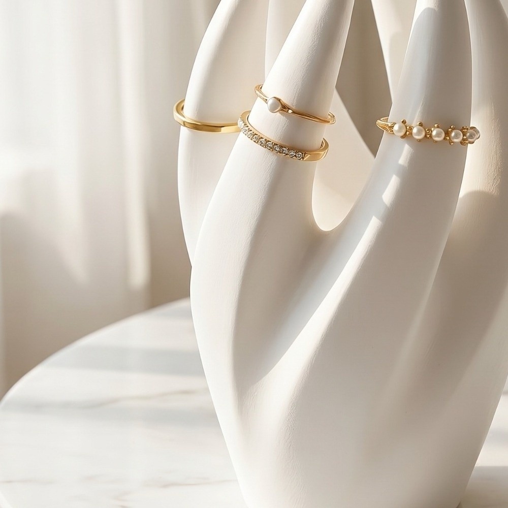 Finger-Shaped Ring Storage Sta - 3D Printing Ring Holder reseña y precio