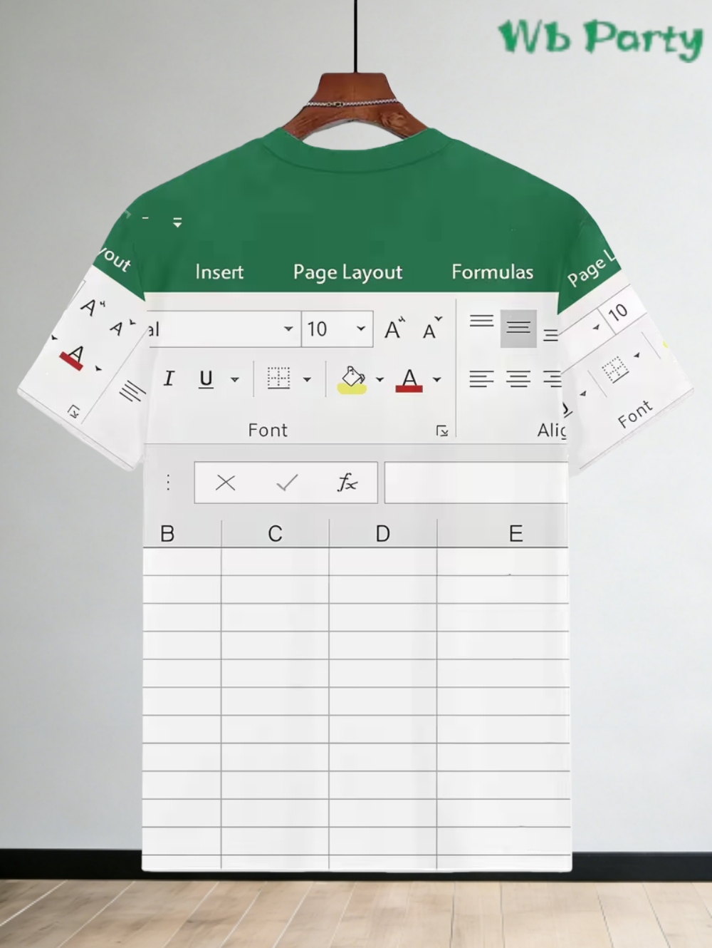 Casual Excel Tshirt for Men 3D - 3D Printing Design Software reseña y precio