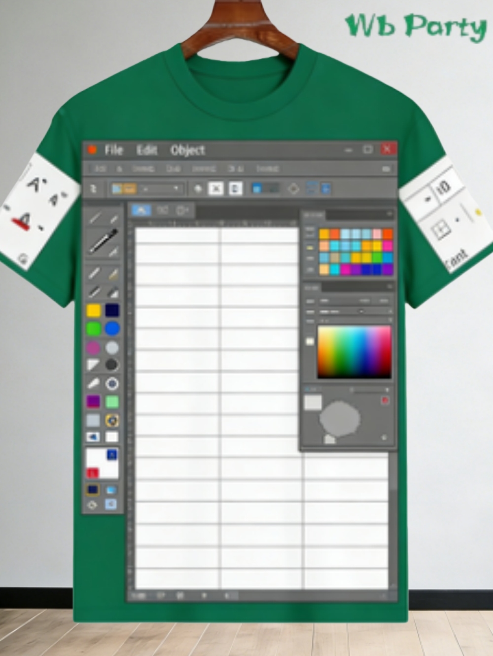 Casual Excel Tshirt for Men 3D - 3D Printing Design Software reseña y precio