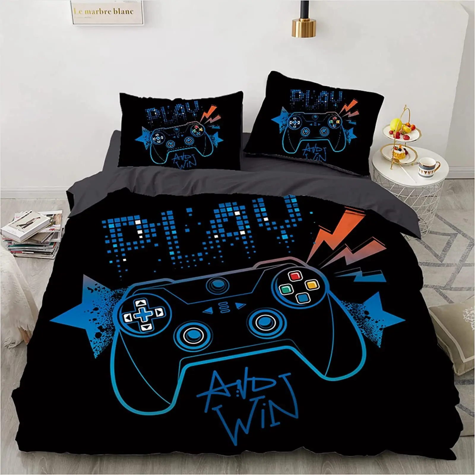 Gamer Duvet Cover for Boys Gam - 3D Printing Videos reseña y precio