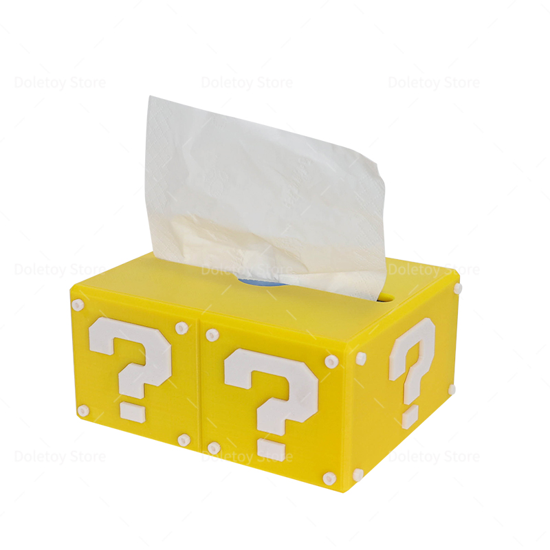 Question Mark Block Tissue Box - 3D Printing Questions reseña y precio