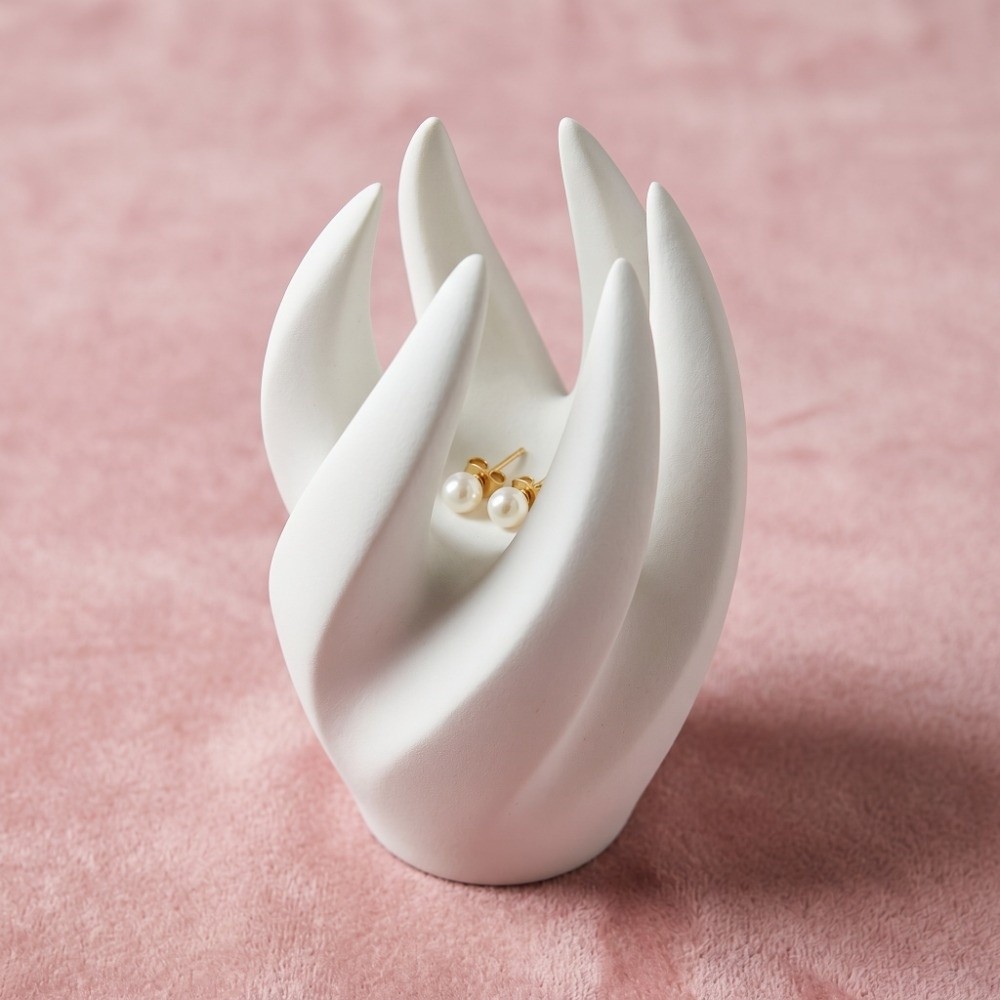 Space Saving Finger-Shaped Rin - 3D Printing Ring Holder reseña y precio