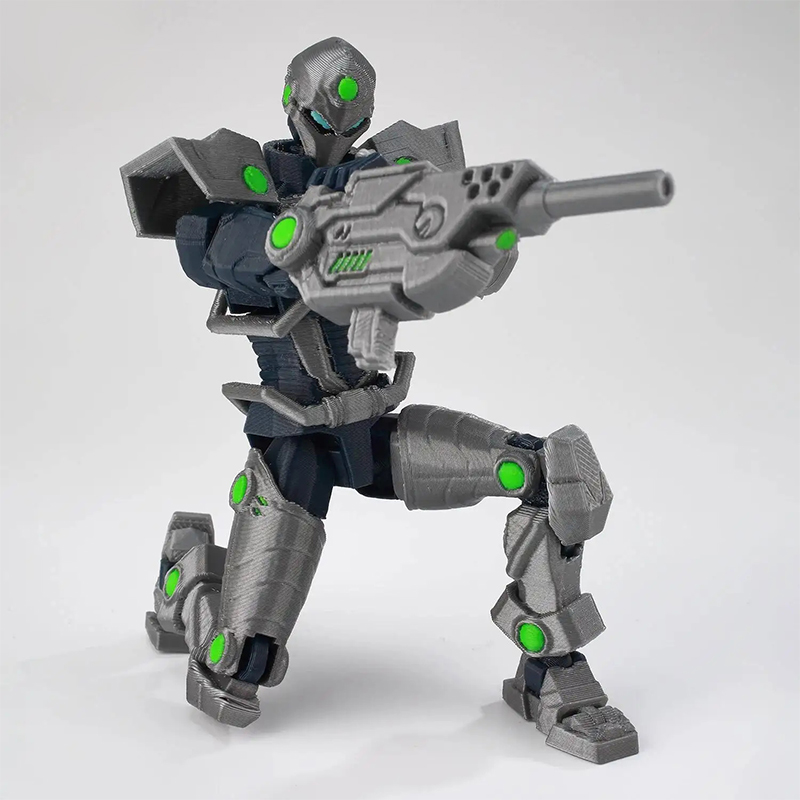 3d Printed Articulated Action  - 3D Printing Drawing reseña y precio