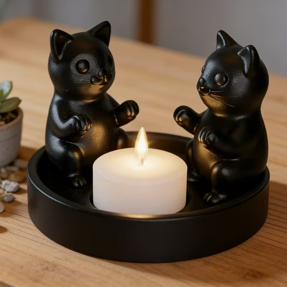 Creative Cartoon Cat Candle Ho - 3D Printing Ring Holder reseña y precio