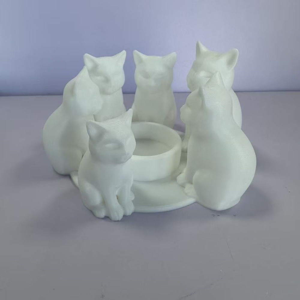 Creative Cartoon Cat Candle Ho - 3D Printing Ring Holder reseña y precio