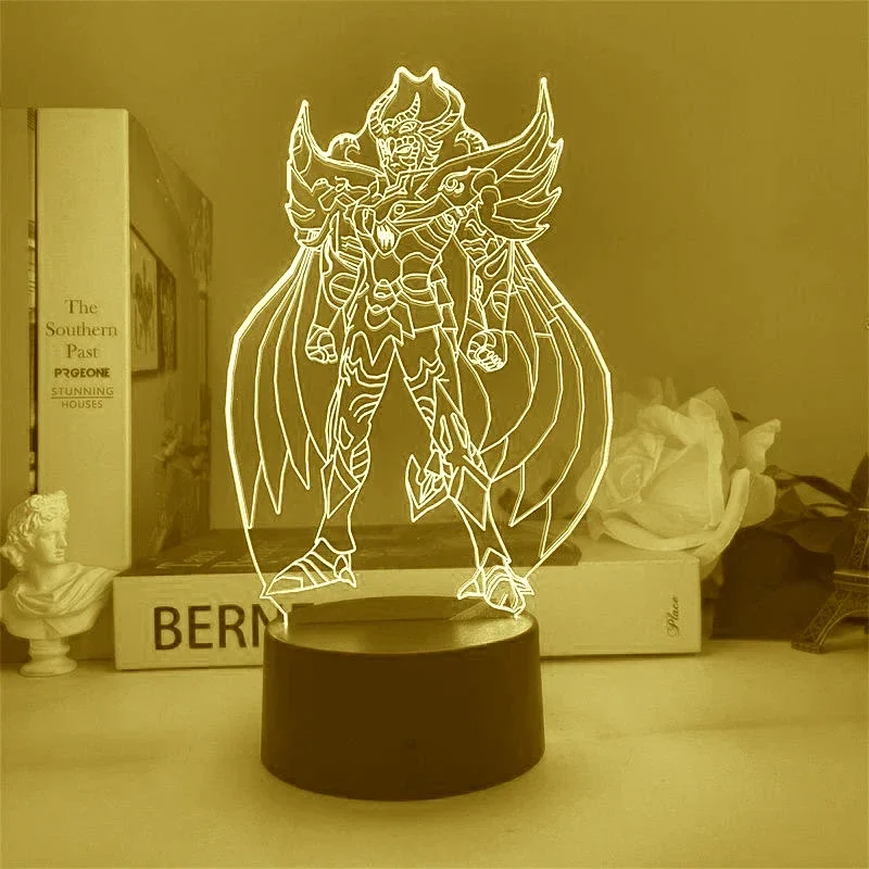 Hot Saint Seiya 3D  LED Night  - 3D Printing Lamp reseña y precio