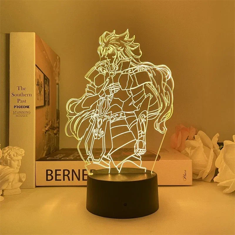 Hot Saint Seiya 3D  LED Night  - 3D Printing Lamp reseña y precio