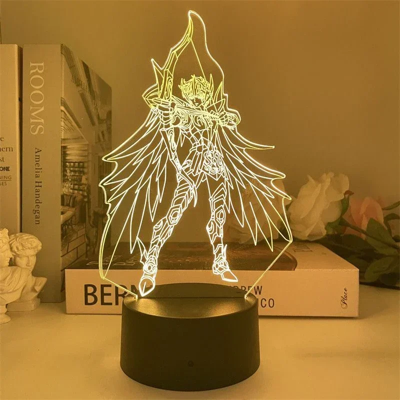 Hot Saint Seiya 3D  LED Night  - 3D Printing Lamp reseña y precio