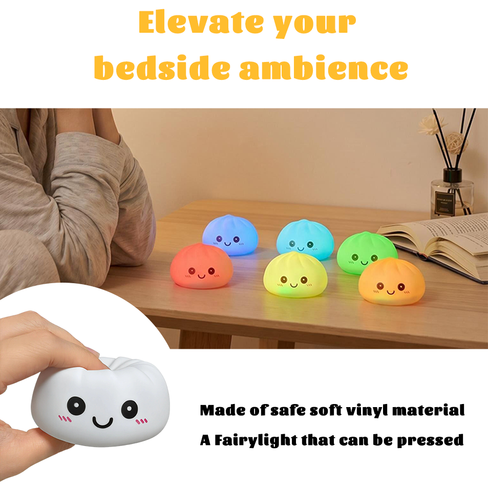 Cute Hot Simulation Baozi Fair - 3D Printing Lamp reseña y precio