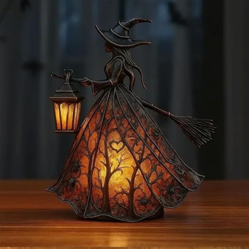 16cm/6.3in Halloween Witch Des - 3D Printing Lamp reseña y precio