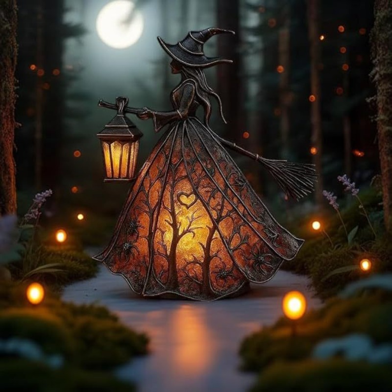 16cm/6.3in Halloween Witch Des - 3D Printing Lamp reseña y precio