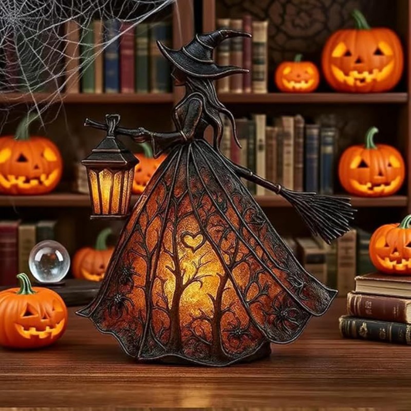 16cm/6.3in Halloween Witch Des - 3D Printing Lamp reseña y precio