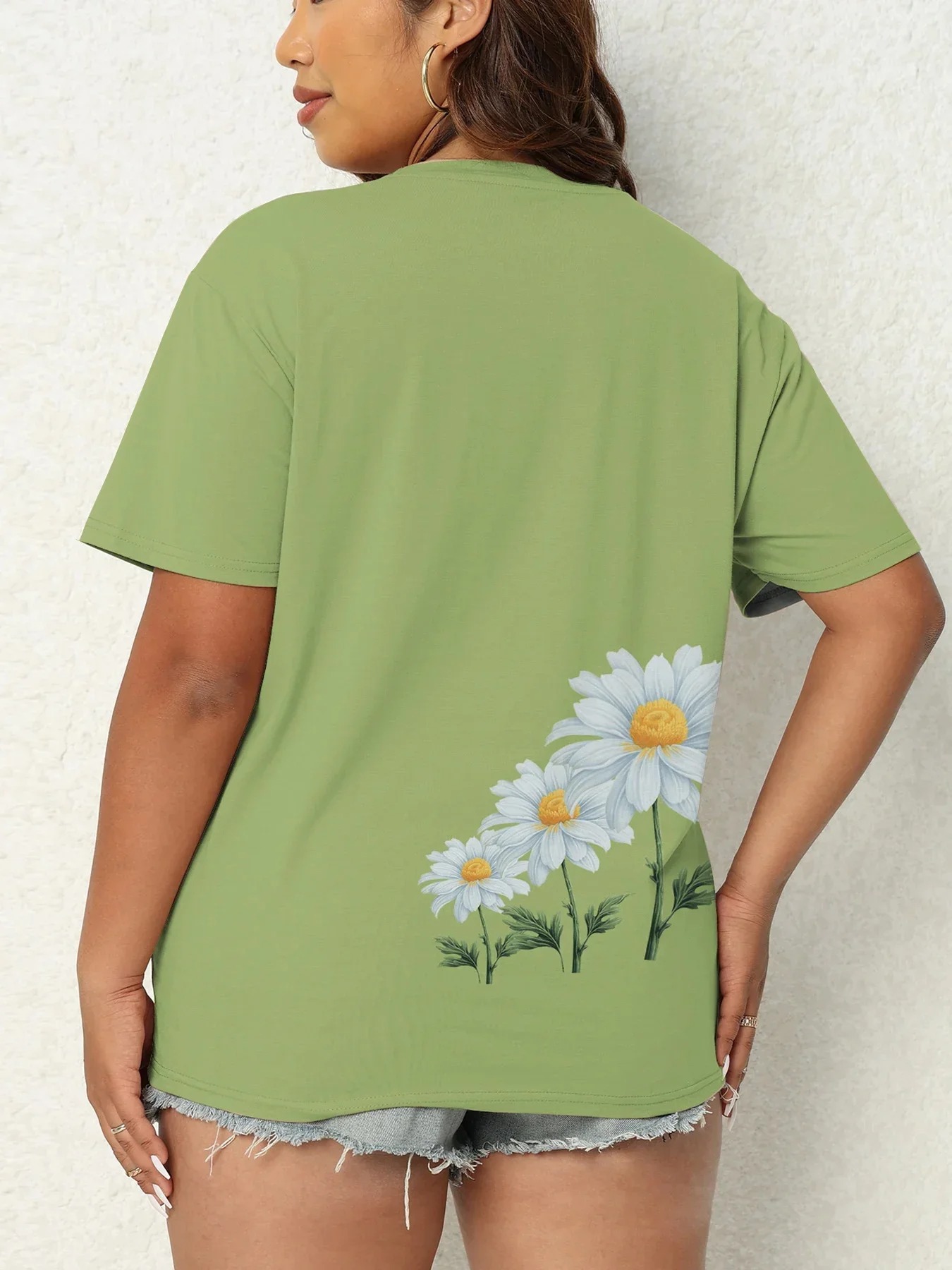 CLOOCL Daisy Floral Women T-sh - 3D Printing Drawing reseña y precio