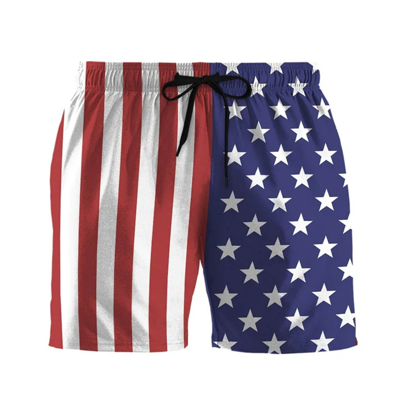 Men's Beach Shorts USA Flag 3d - 3D Printing Usa reseña y precio