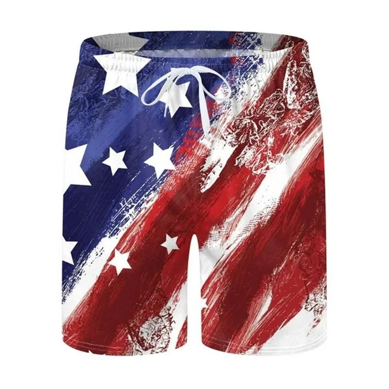 Men's Beach Shorts USA Flag 3d - 3D Printing Usa reseña y precio