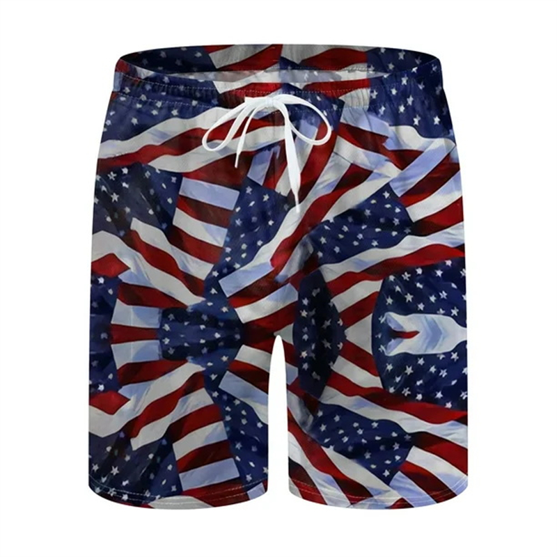 Men's Beach Shorts USA Flag 3d - 3D Printing Usa reseña y precio