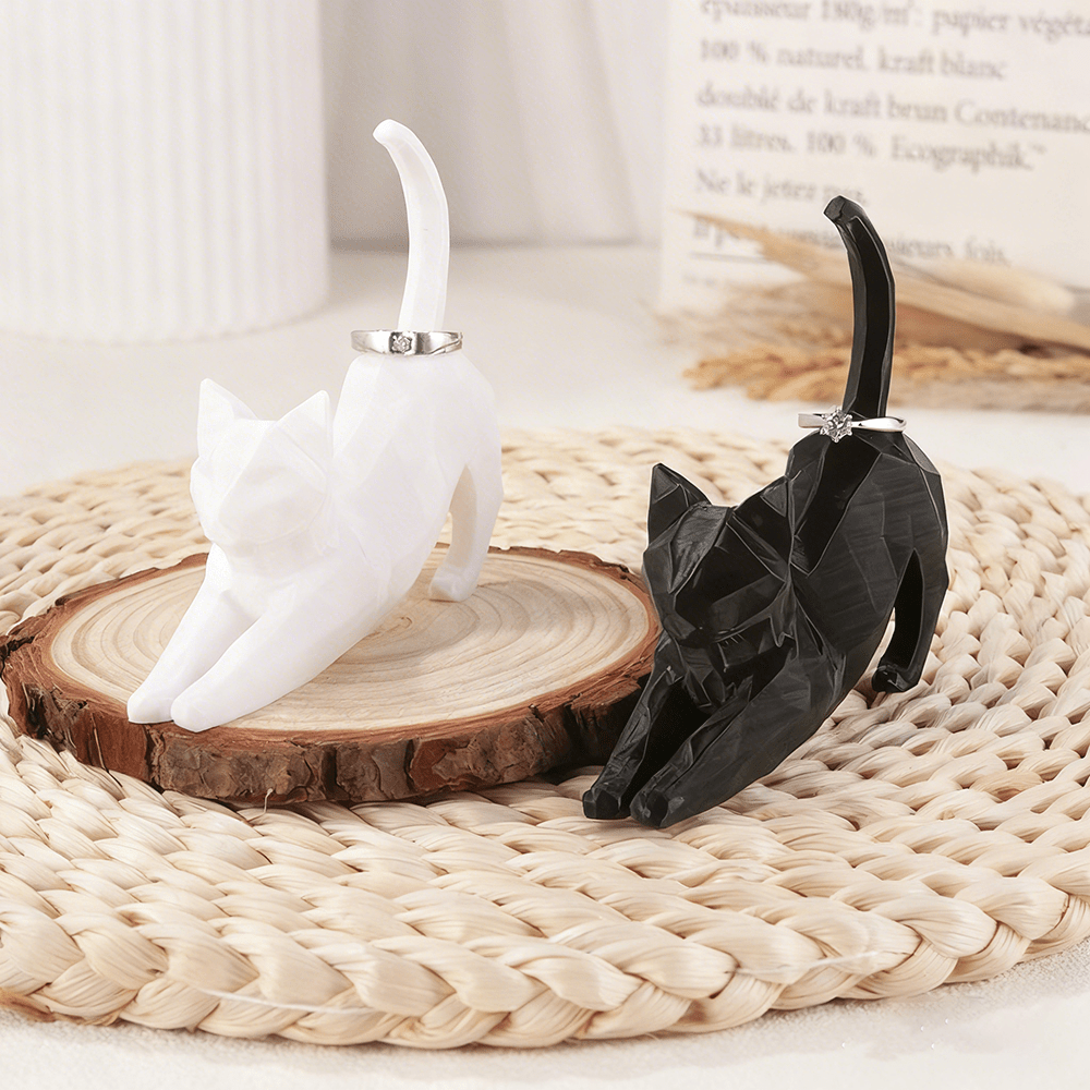 3D Printed Cat Statue Ring Hol - 3D Printing Ring Holder reseña y precio