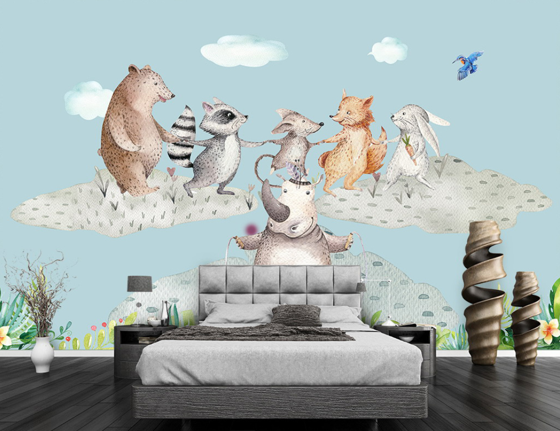 Customized Size Mural Cartoon  - 3D Printing Drawing reseña y precio