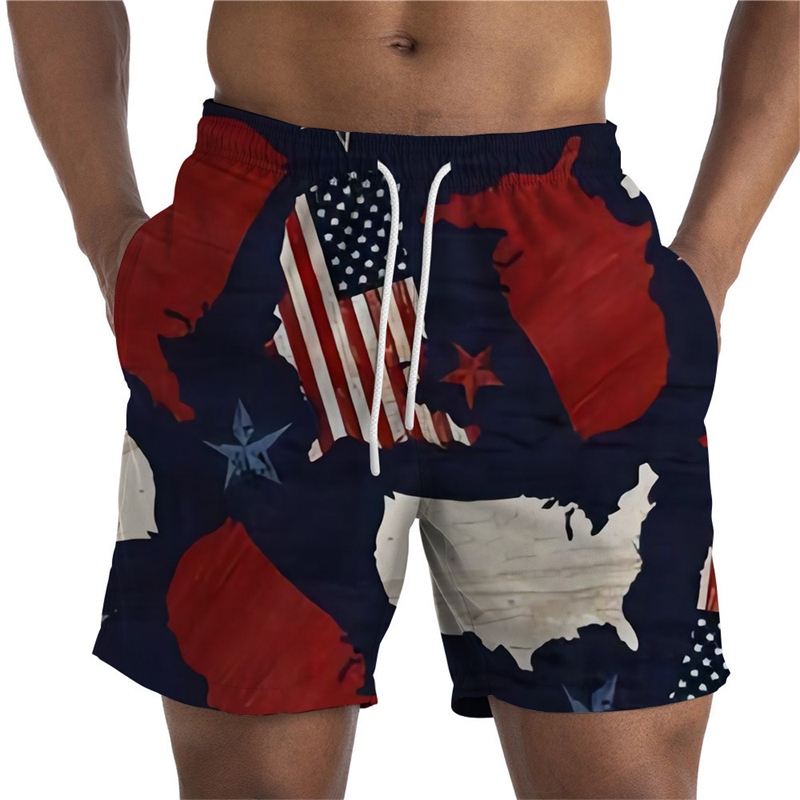 Newest Summer Mens Shorts USA  - 3D Printing Usa reseña y precio