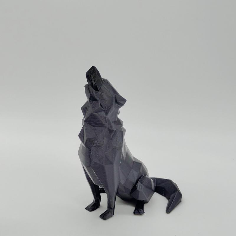 Modern Abstract Geometric Wolf - 3D Printing Use reseña y precio