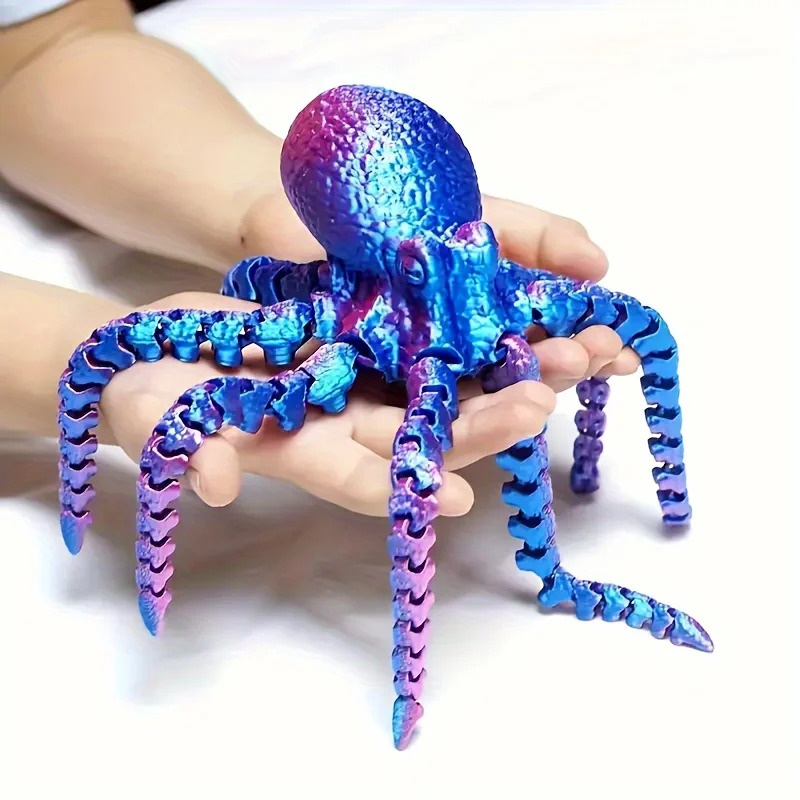 3D Printed Octopus Figurine -  - 3D Printing Drawing reseña y precio