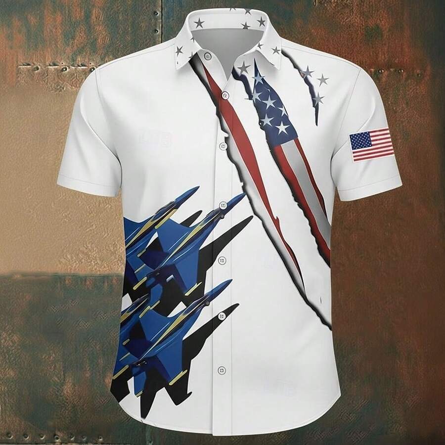 Mens Patriotic USA Flag 3D Pri - 3D Printing Usa reseña y precio