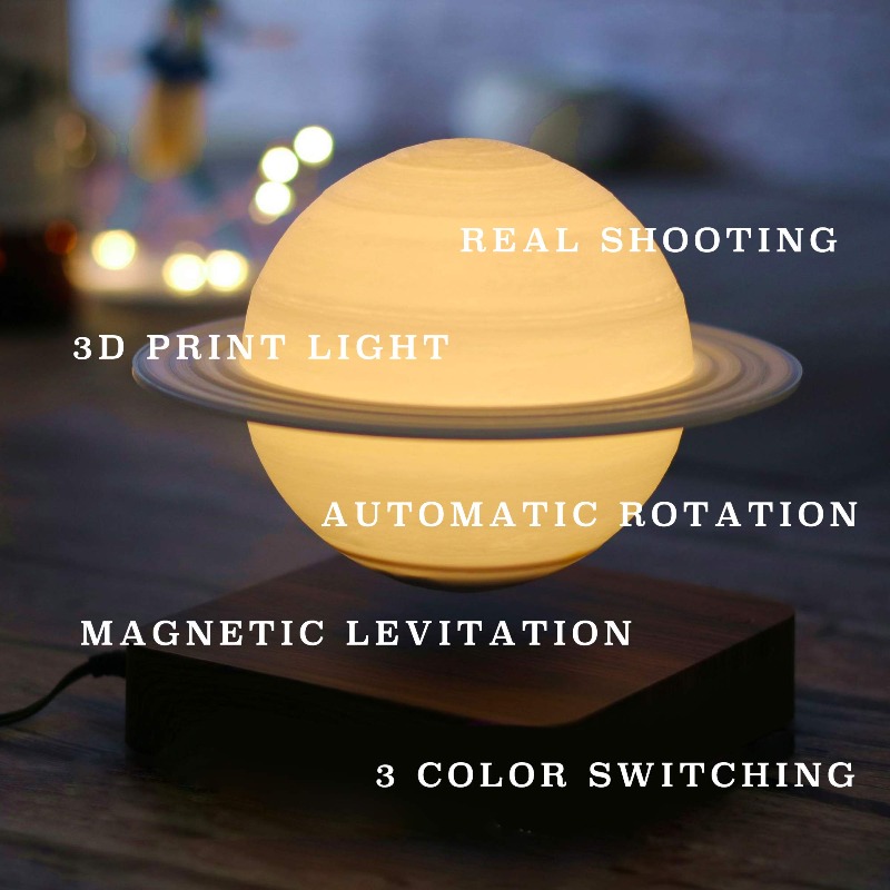 Levitating Moon Lamp Night Lig - 3D Printing Lamp reseña y precio