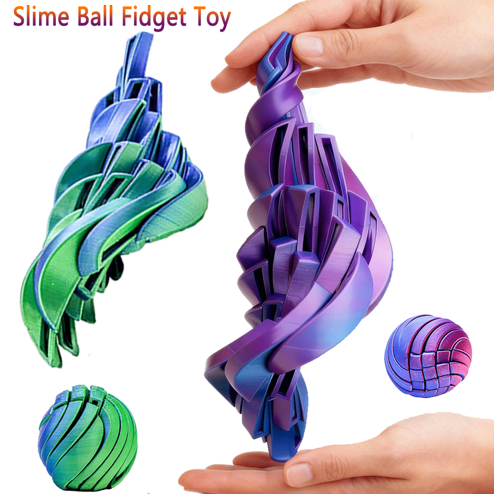 Slime Ball Fidget Toy 3D Print - 3D Printing Liquid reseña y precio