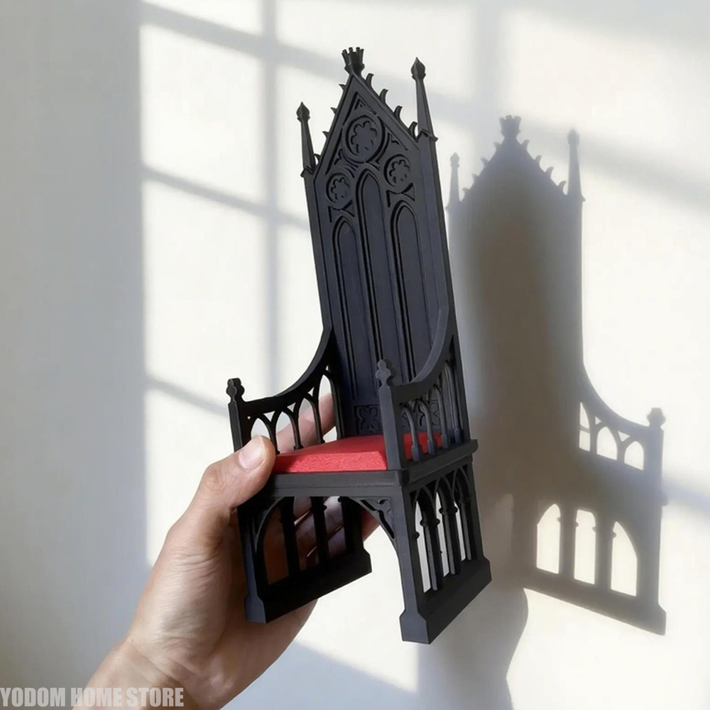 3d Printed Gothic Style Throne - 3D Printing Drawing reseña y precio