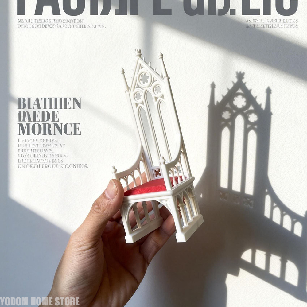 3d Printed Gothic Style Throne - 3D Printing Drawing reseña y precio