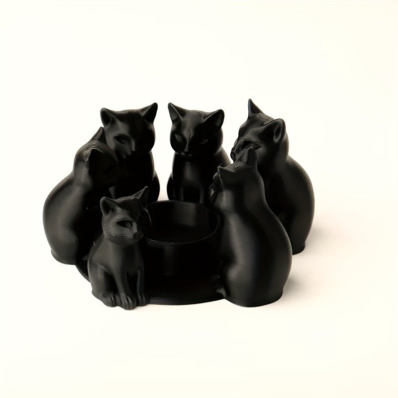 3D-printed Cat Ring Candle Hol - 3D Printing Ring Holder reseña y precio