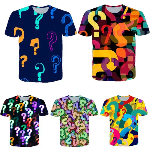 Interesting Question Mark T-sh - 3D Printing Questions reseña y precio