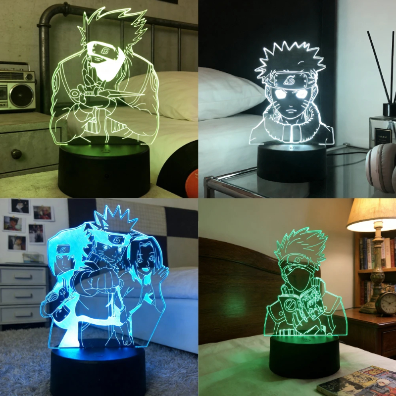 Anime Uzumaki Nar Ut O LED Nig - 3D Printing Lamp reseña y precio